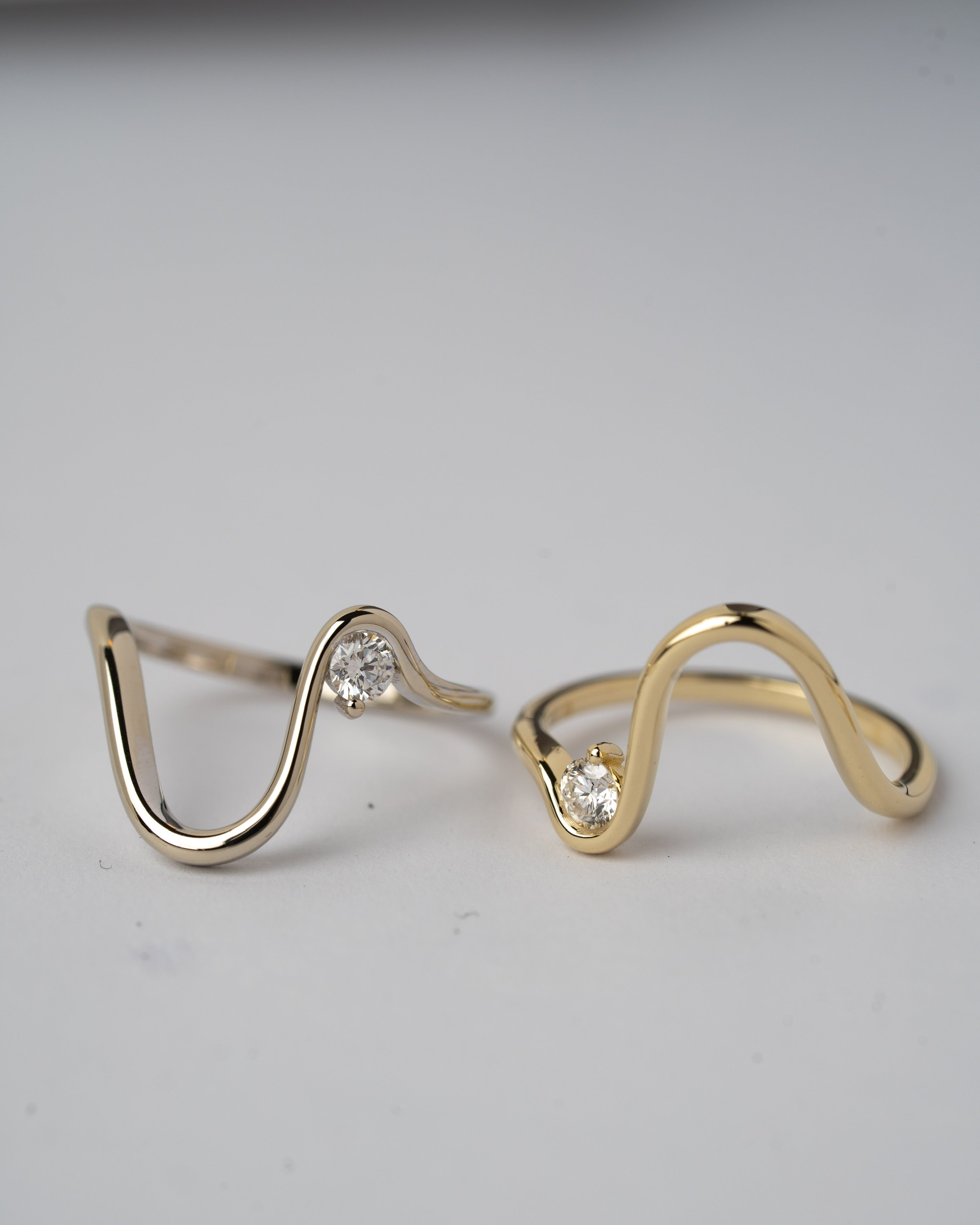 Gili - 14k Gold Ring Natural Diamond