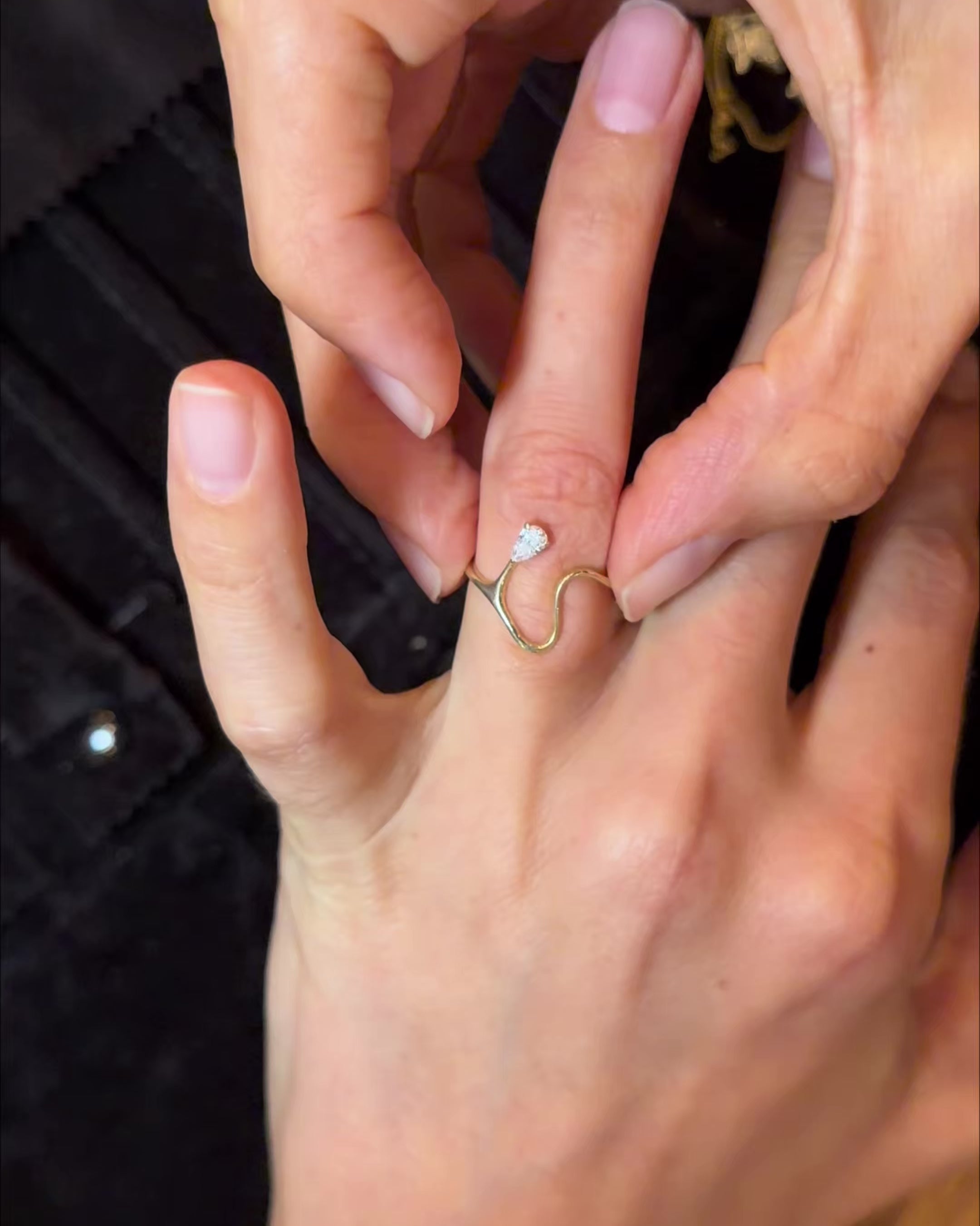 loosy - 14k Gold Ring  Natural  Diamond